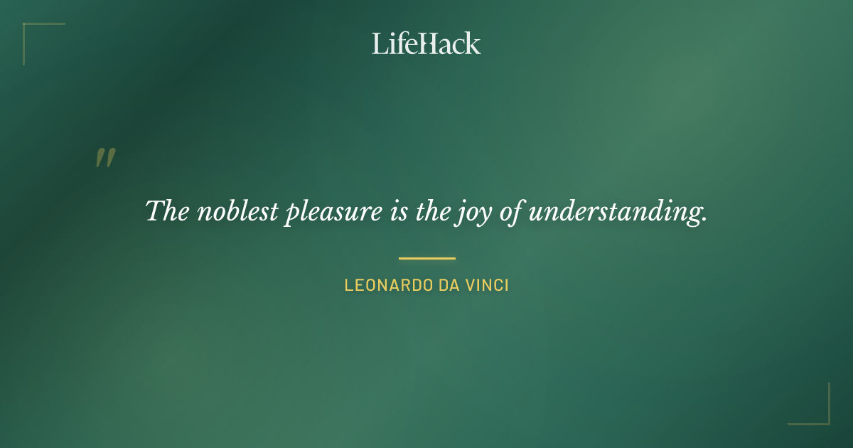 Quote by Leonardo da Vinci
