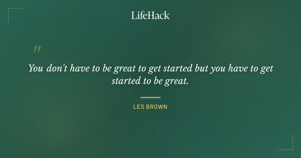 Quote by Les Brown