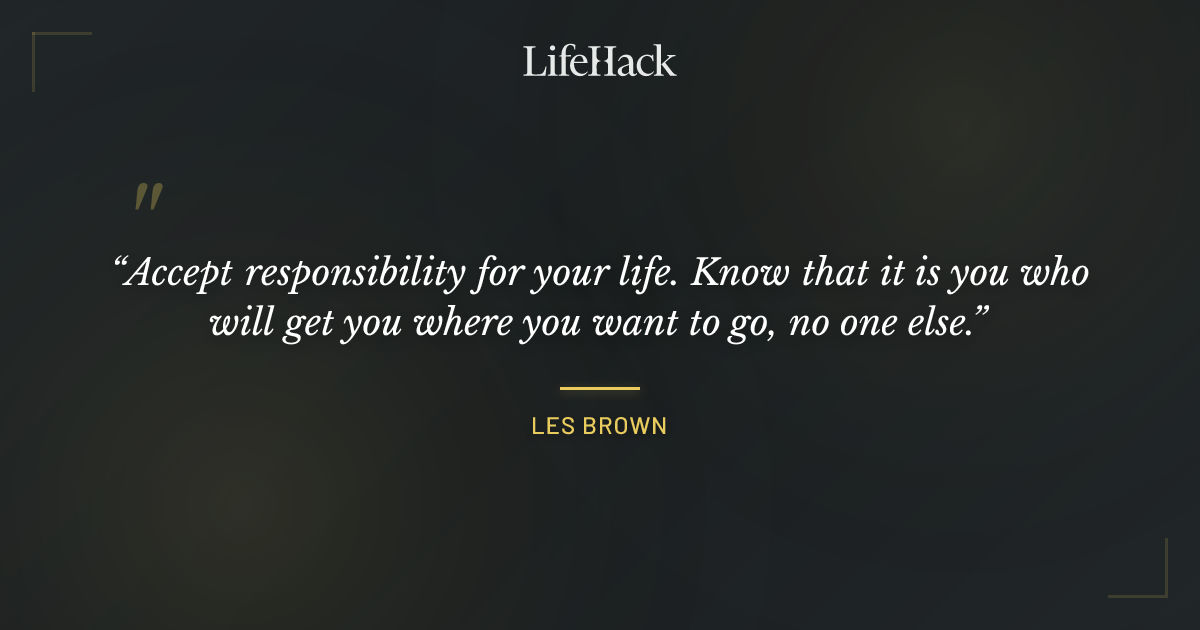 Quote by Les Brown