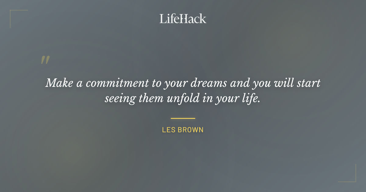 Quote by Les Brown
