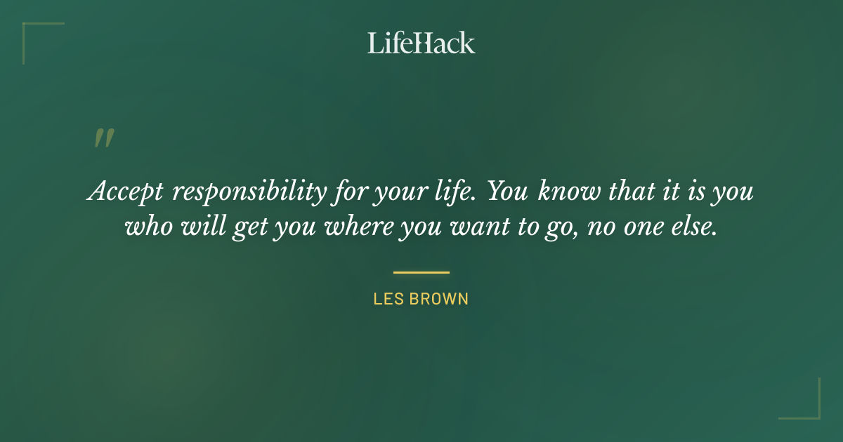 Quote by Les Brown
