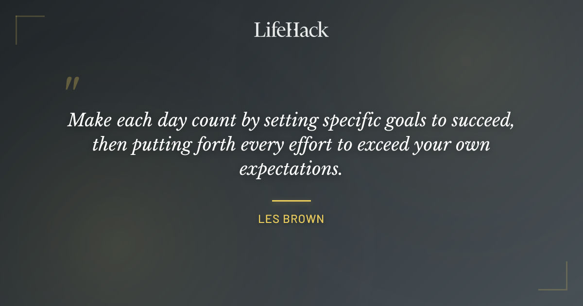 Quote by Les Brown