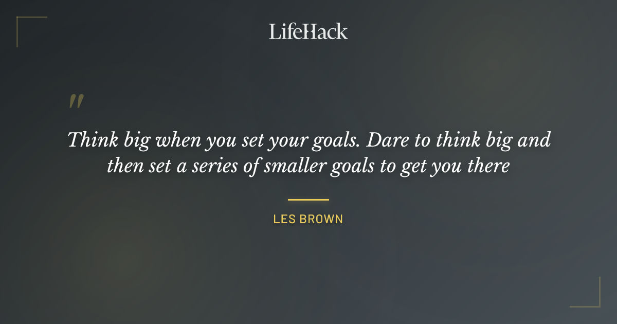 Quote by Les Brown