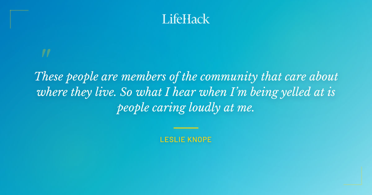 Quote by Leslie Knope