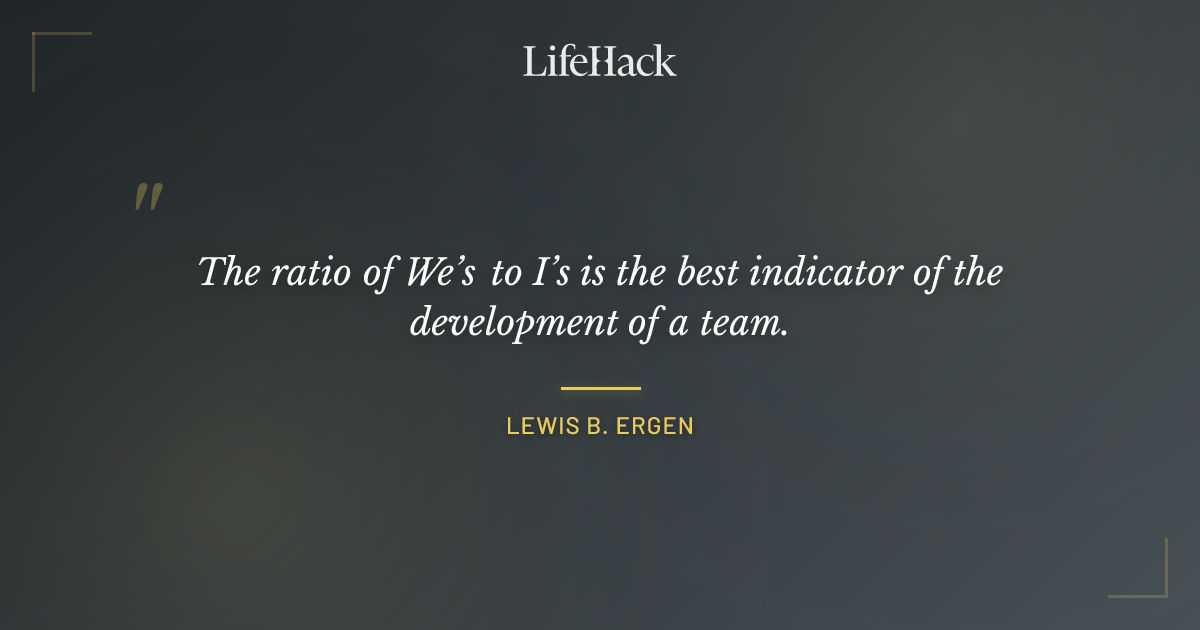 Quote by Lewis B. Ergen