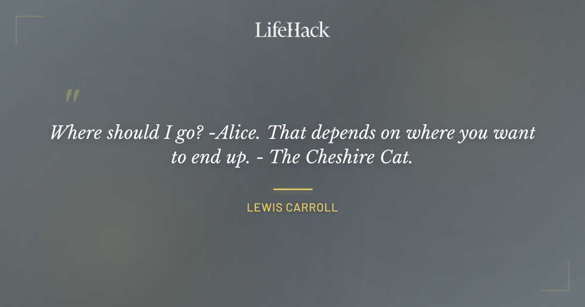 Quote by Lewis Carroll