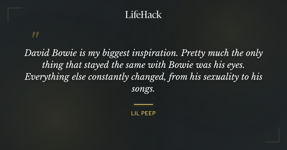 Quote by Lil Peep