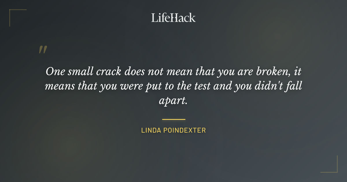 Quote by Linda Poindexter