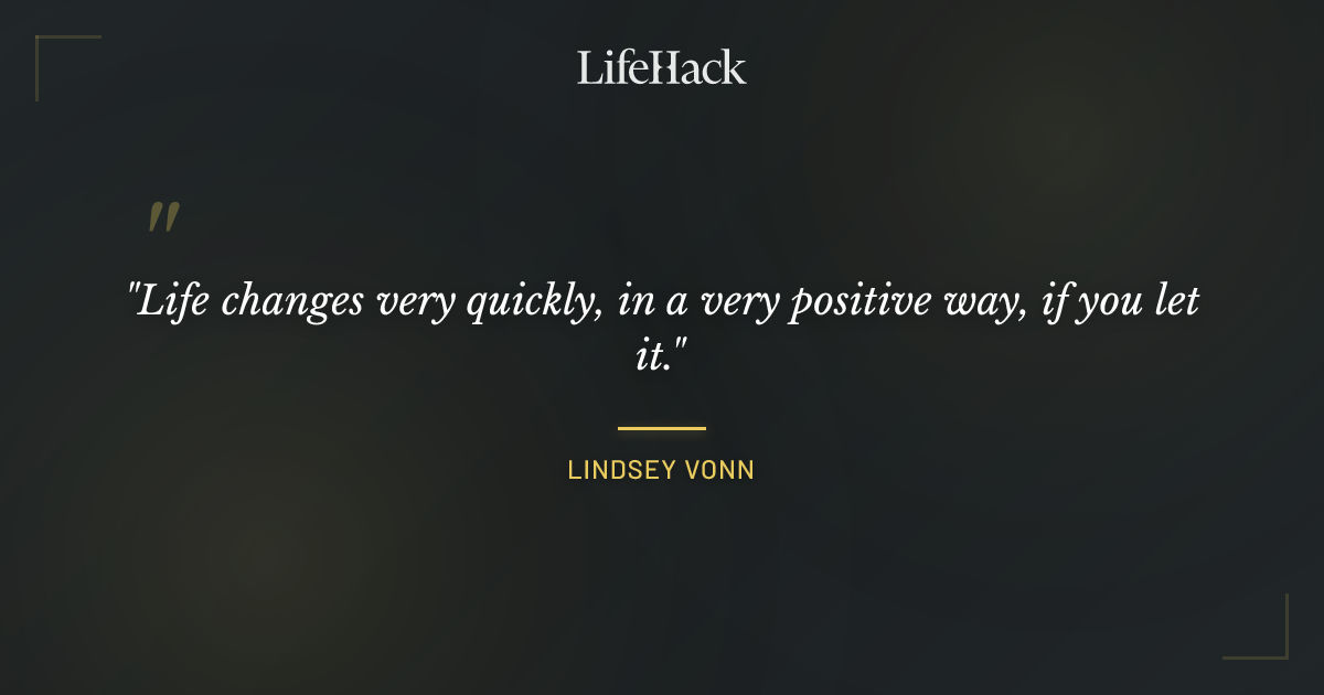 Quote by Lindsey Vonn
