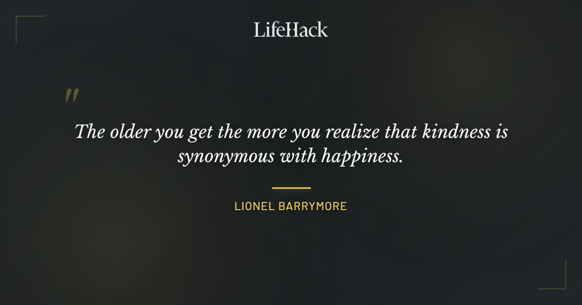 Quote by Lionel Barrymore