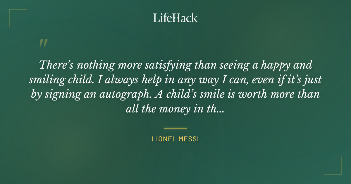 Quote by Lionel Messi