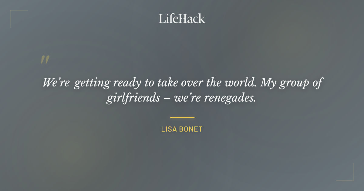 Quote by Lisa Bonet