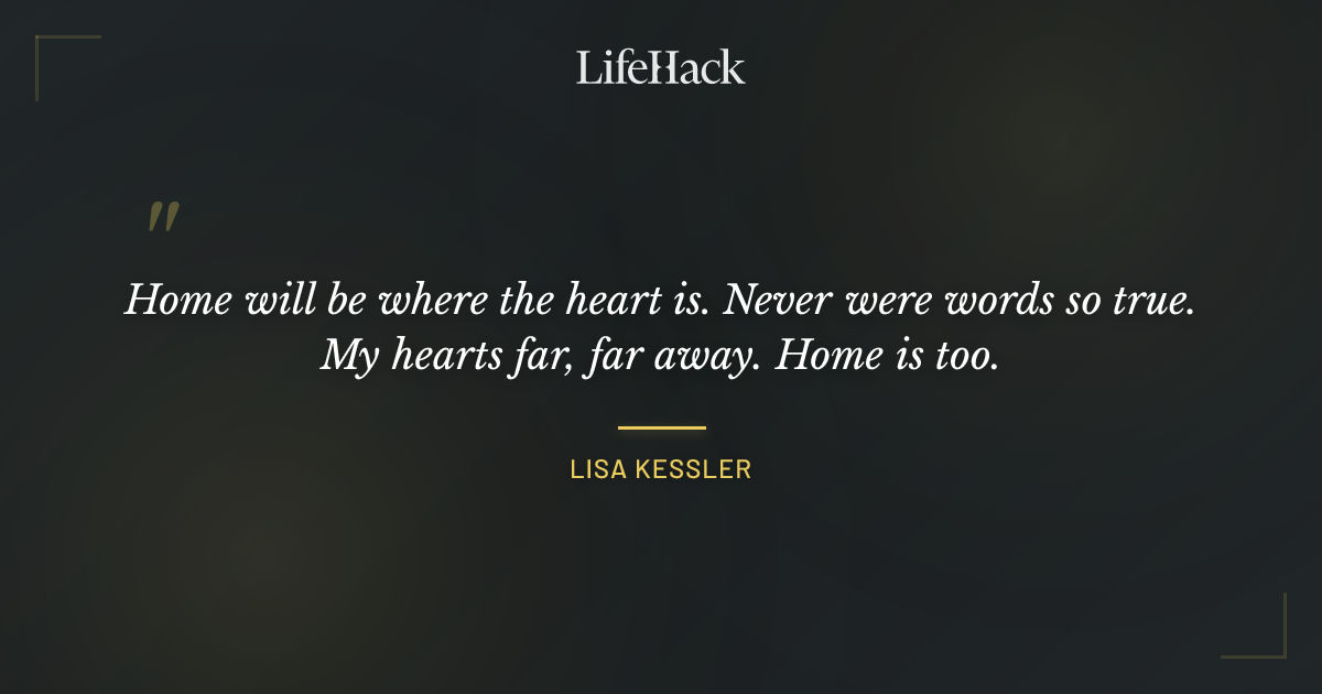 Quote by Lisa Kessler