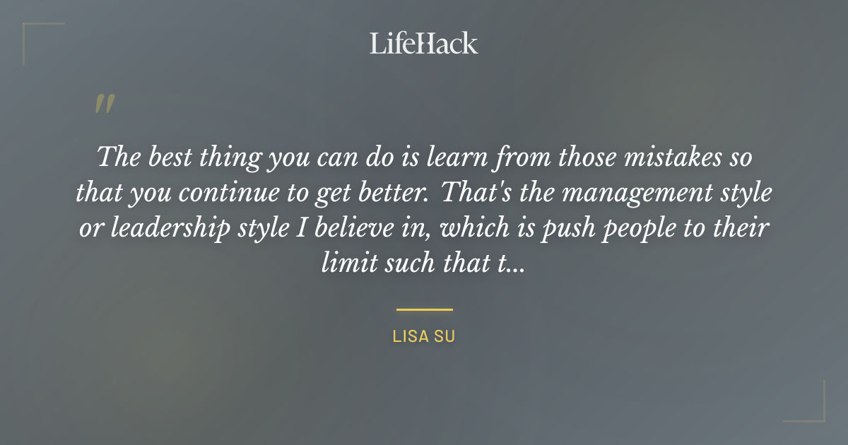 Quote by Lisa Su