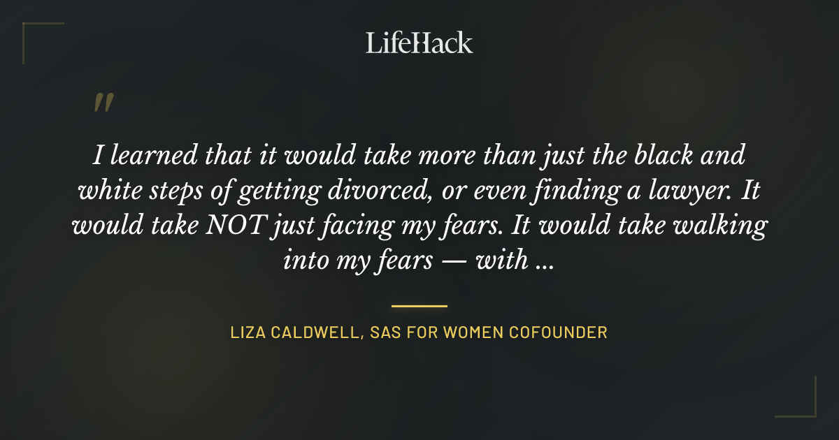 Quote by Liza Caldwell, SAS for Women Cofounder