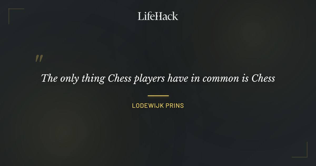 Quote by Lodewijk Prins