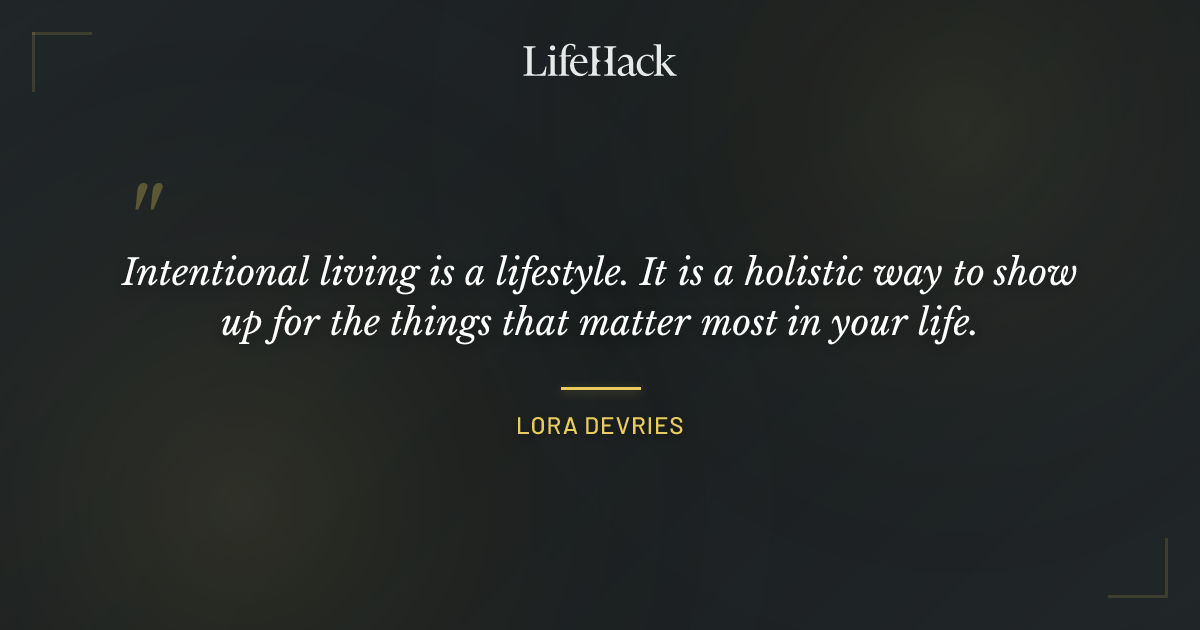 Quote by Lora deVries
