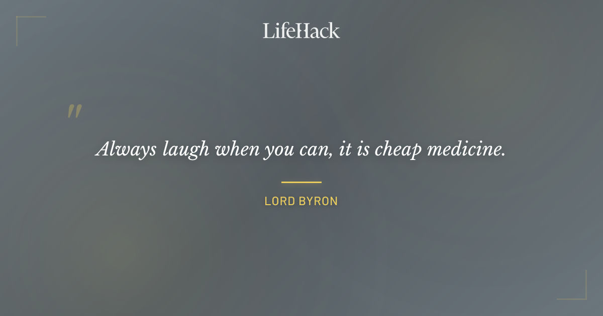 Quote by Lord Byron