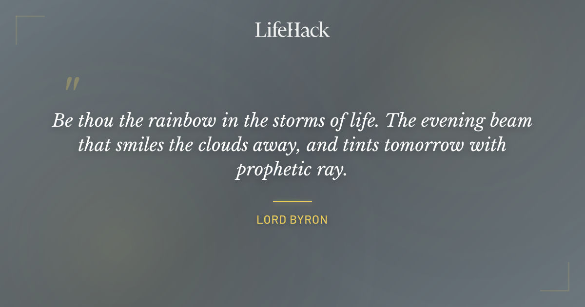 Quote by Lord Byron