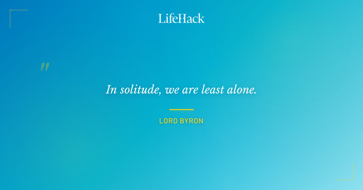 Quote by Lord Byron