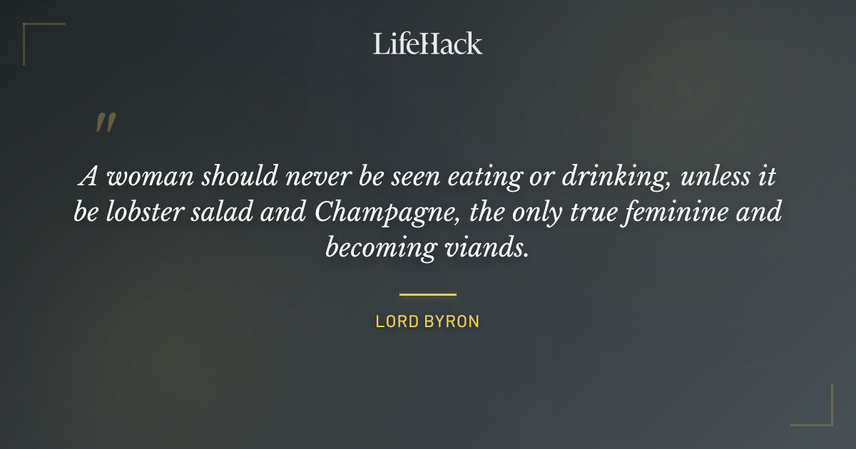 Quote by Lord Byron