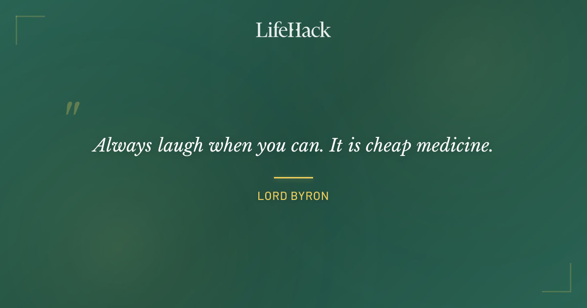 Quote by Lord Byron