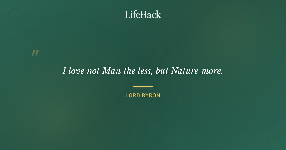 Quote by Lord Byron