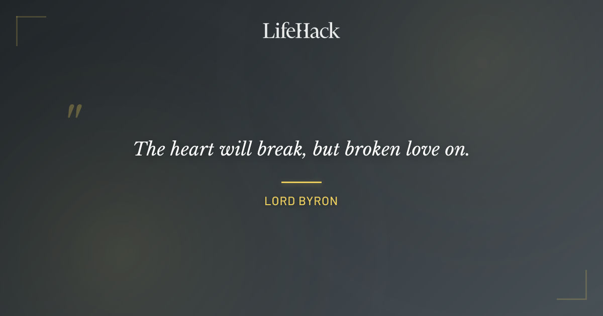 Quote by Lord Byron