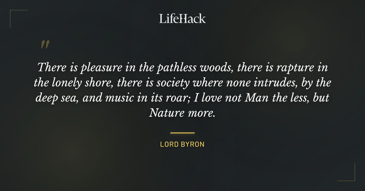 Quote by Lord Byron