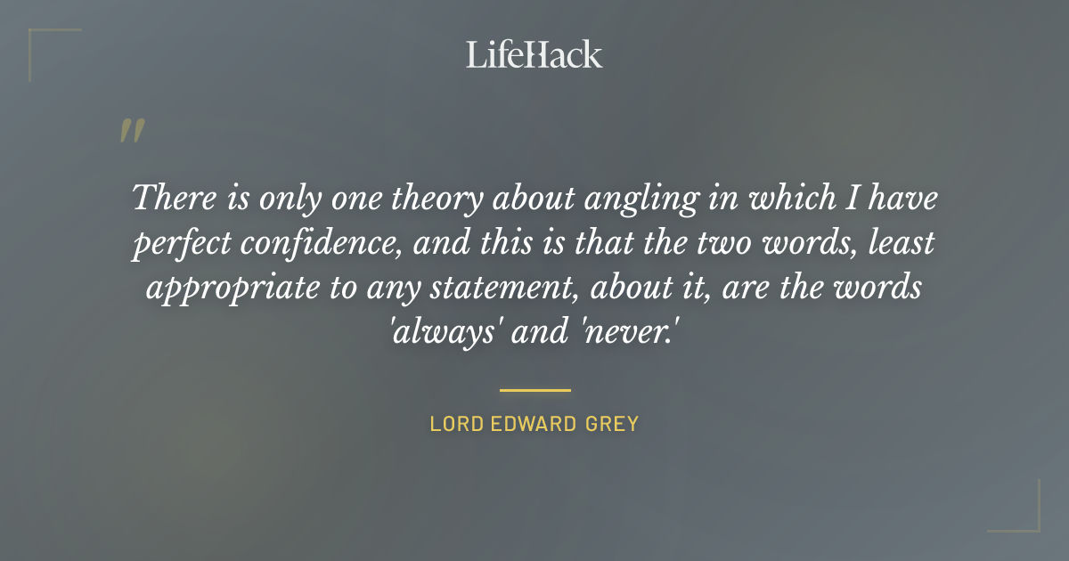 Quote by Lord Edward Grey