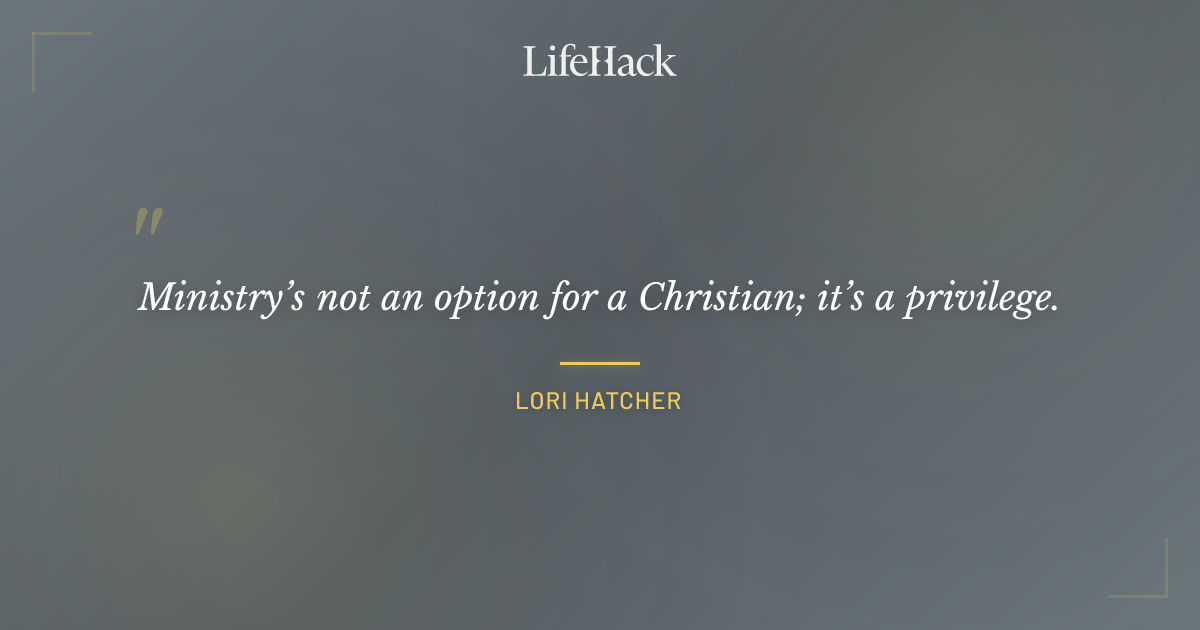 Quote by Lori Hatcher