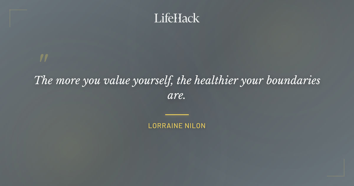 Quote by Lorraine Nilon