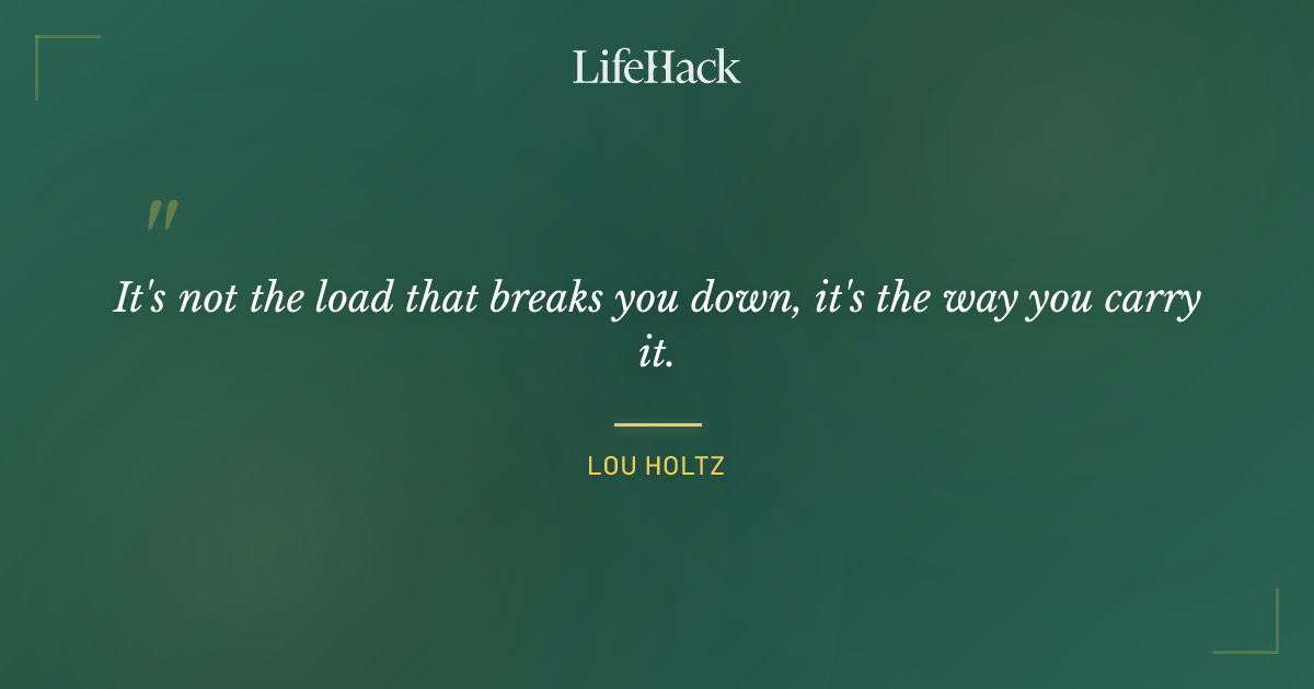 Quote by Lou Holtz
