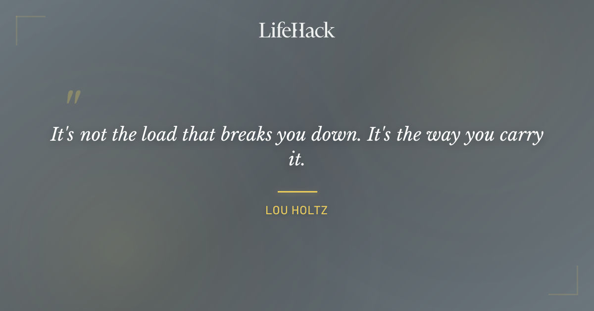 Quote by Lou Holtz