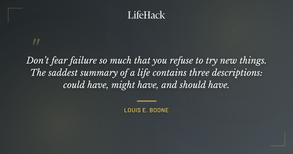 Quote by Louis E. Boone