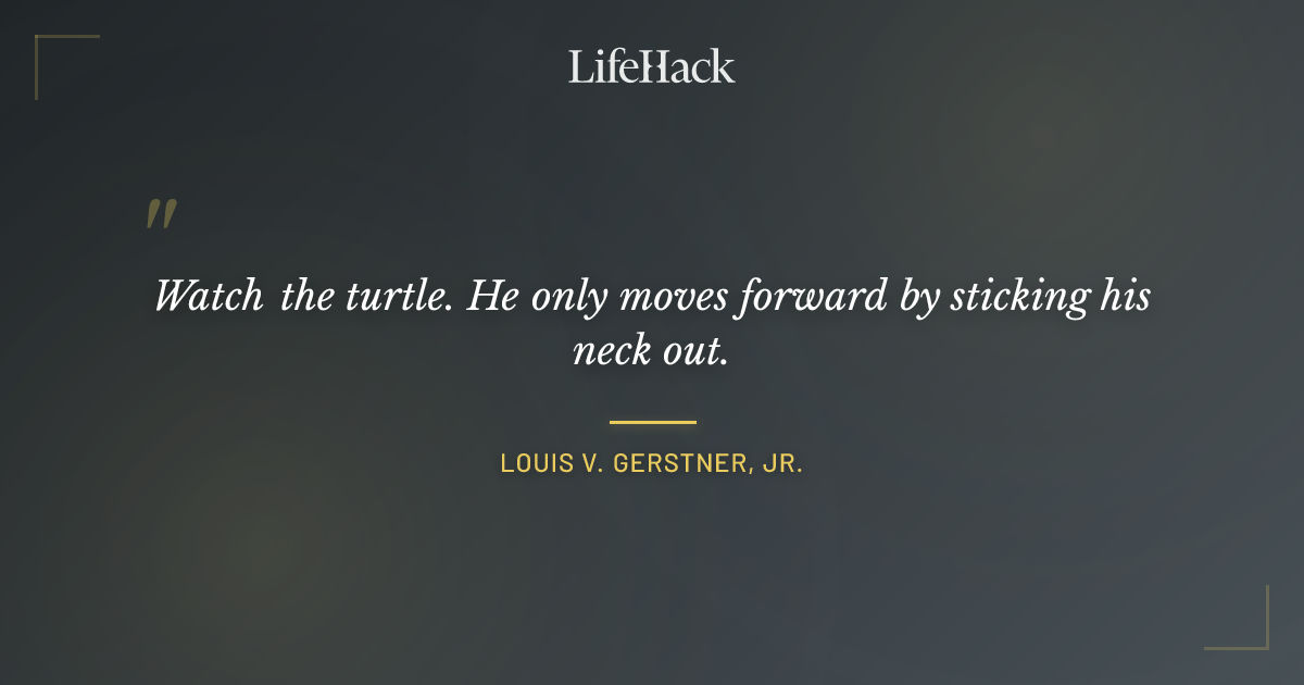 Quote by Louis V. Gerstner, Jr.