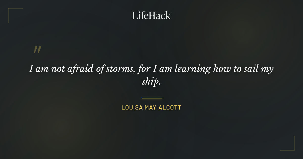 Quote by Louisa May Alcott