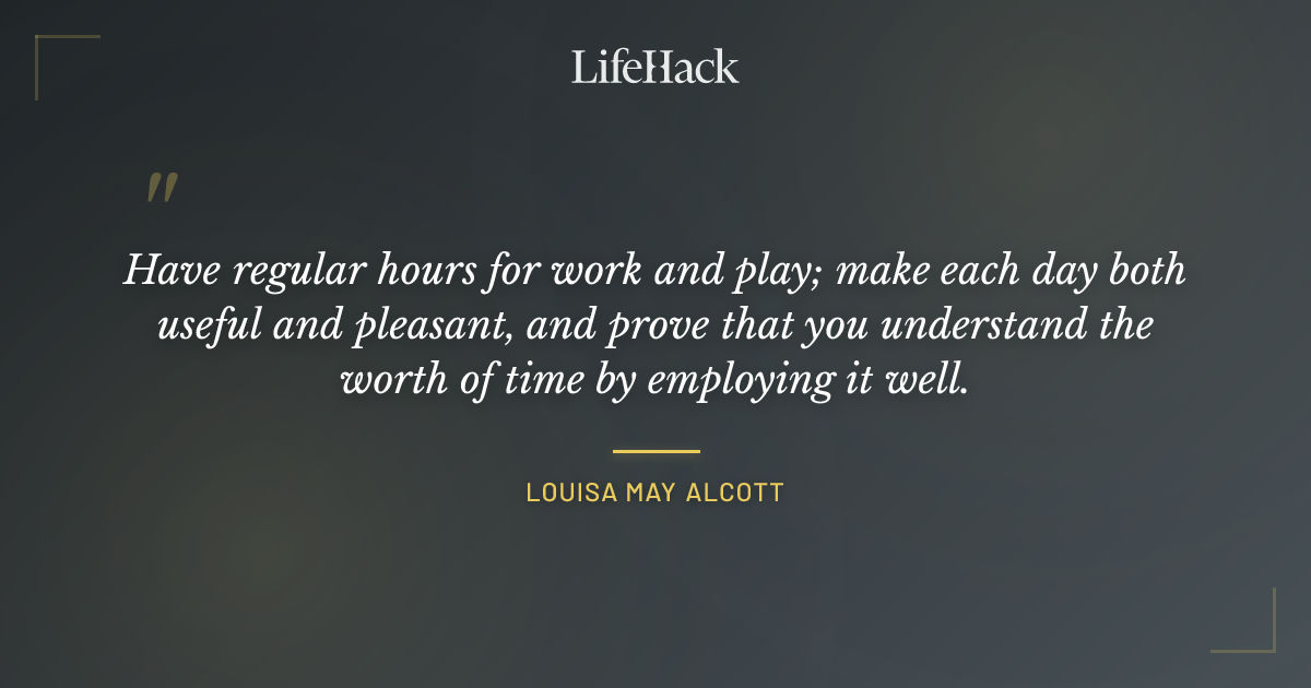 Quote by Louisa May Alcott