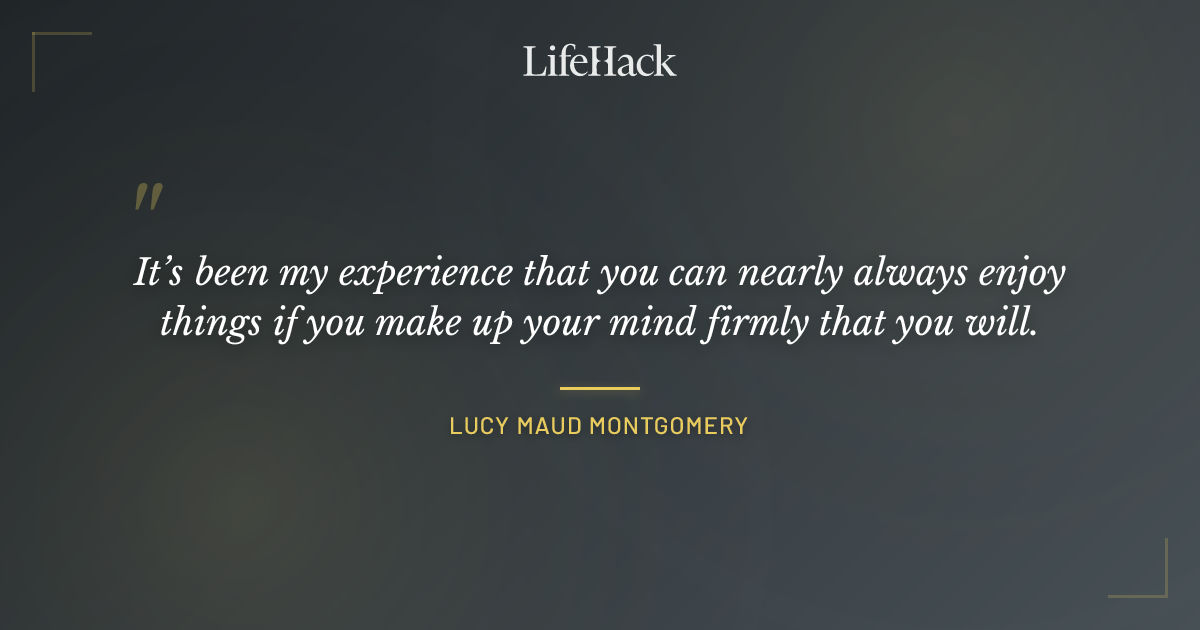 Quote by Lucy Maud Montgomery