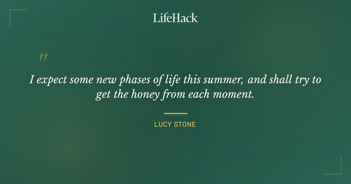 Quote by Lucy Stone
