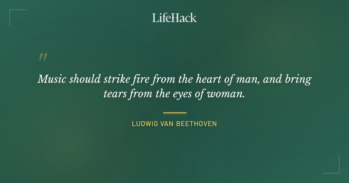 Quote by Ludwig van Beethoven