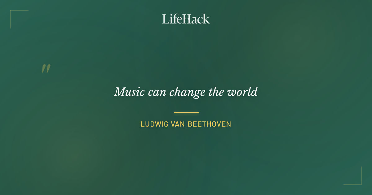 Quote by Ludwig van Beethoven