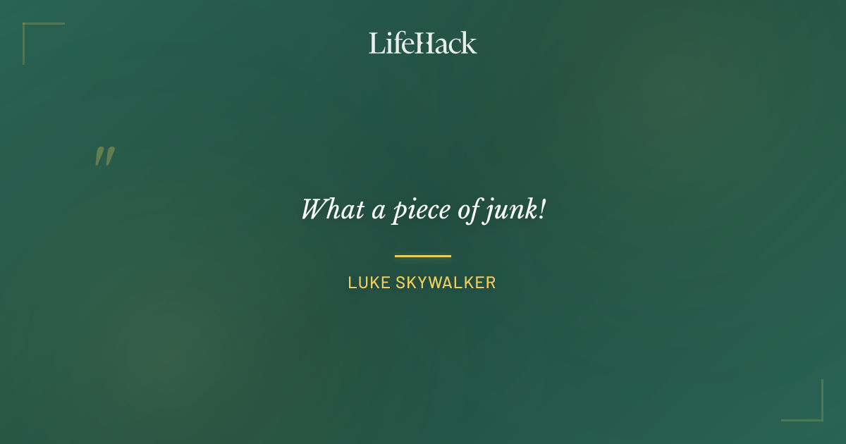 Quote by Luke Skywalker