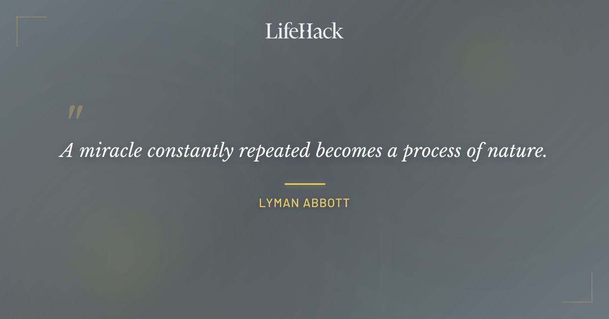 Quote by Lyman Abbott