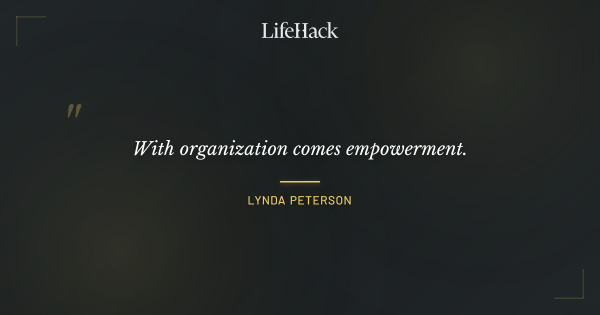 Quote by Lynda Peterson