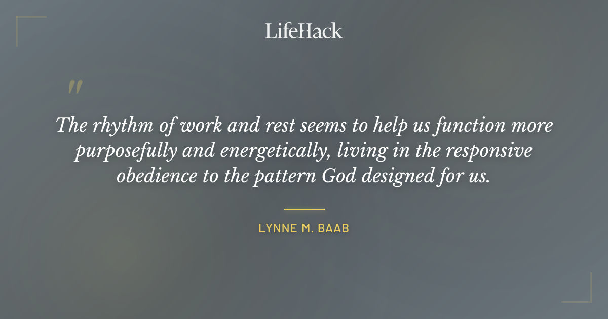 Quote by Lynne M. Baab