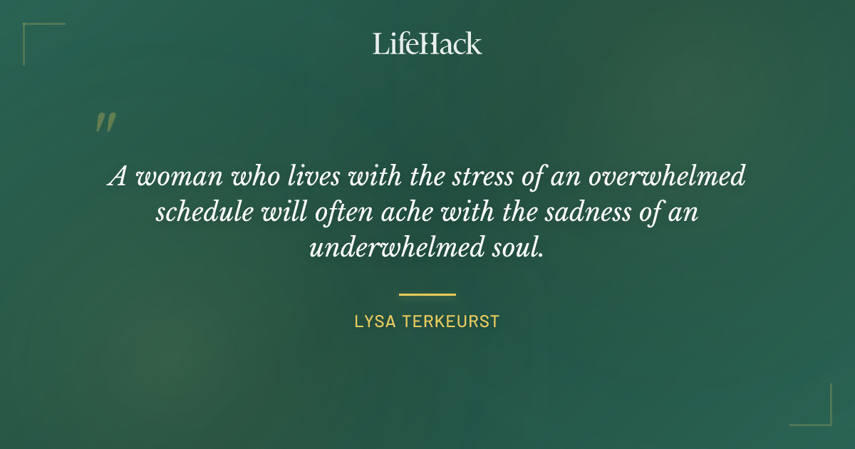 Quote by Lysa TerKeurst