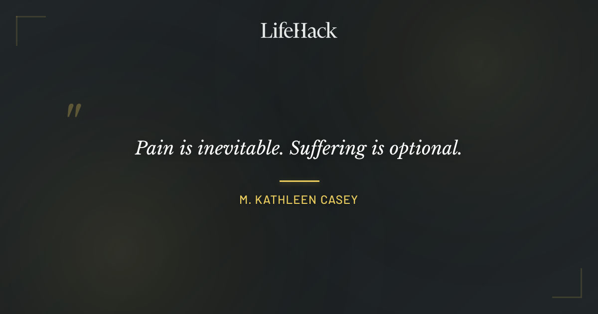Quote by M. Kathleen Casey