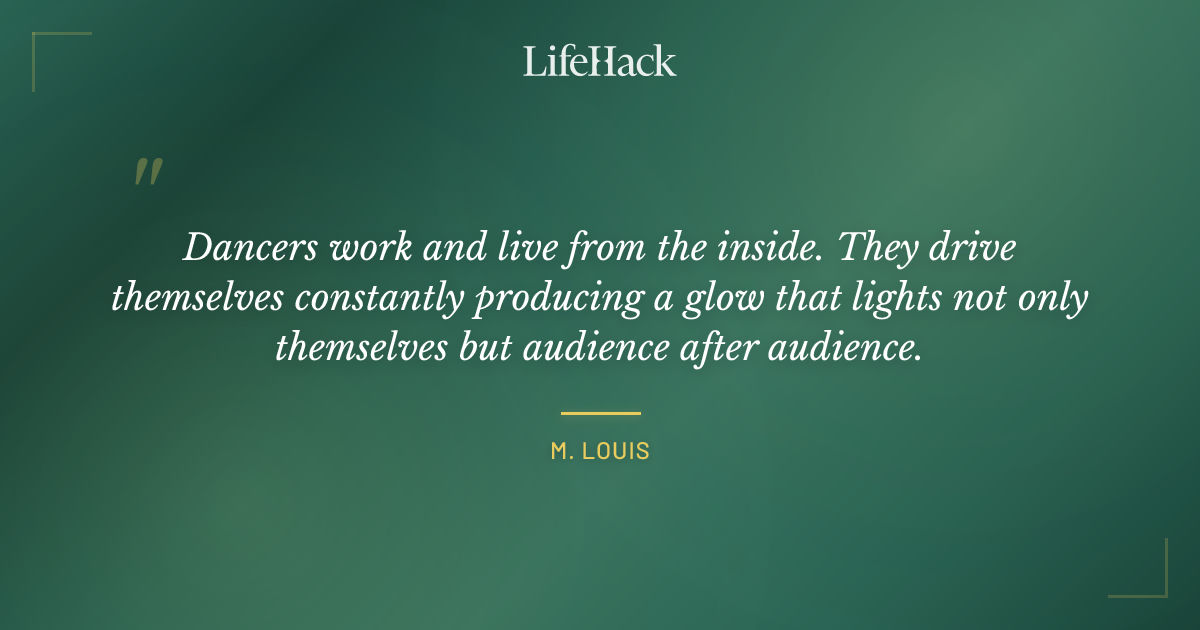 Quote by M. Louis