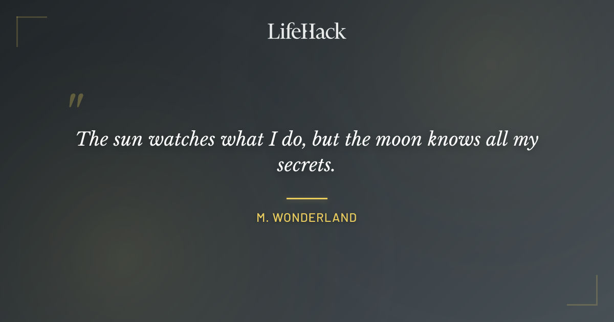 Quote by M. Wonderland